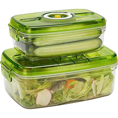 Amazon.com: Lasting Freshness 19 Piece Vacuum Seal Food Storage ...