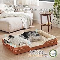 Vista 103 de Bedsure - Cama ortopédica mediana para perros, sofá cama impermeable para perros medianos, espuma de soporte con funda extraíble y lavable, forro