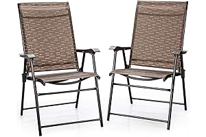 AFSTAR Folding Slingback Chairs for Comfort and Convenience