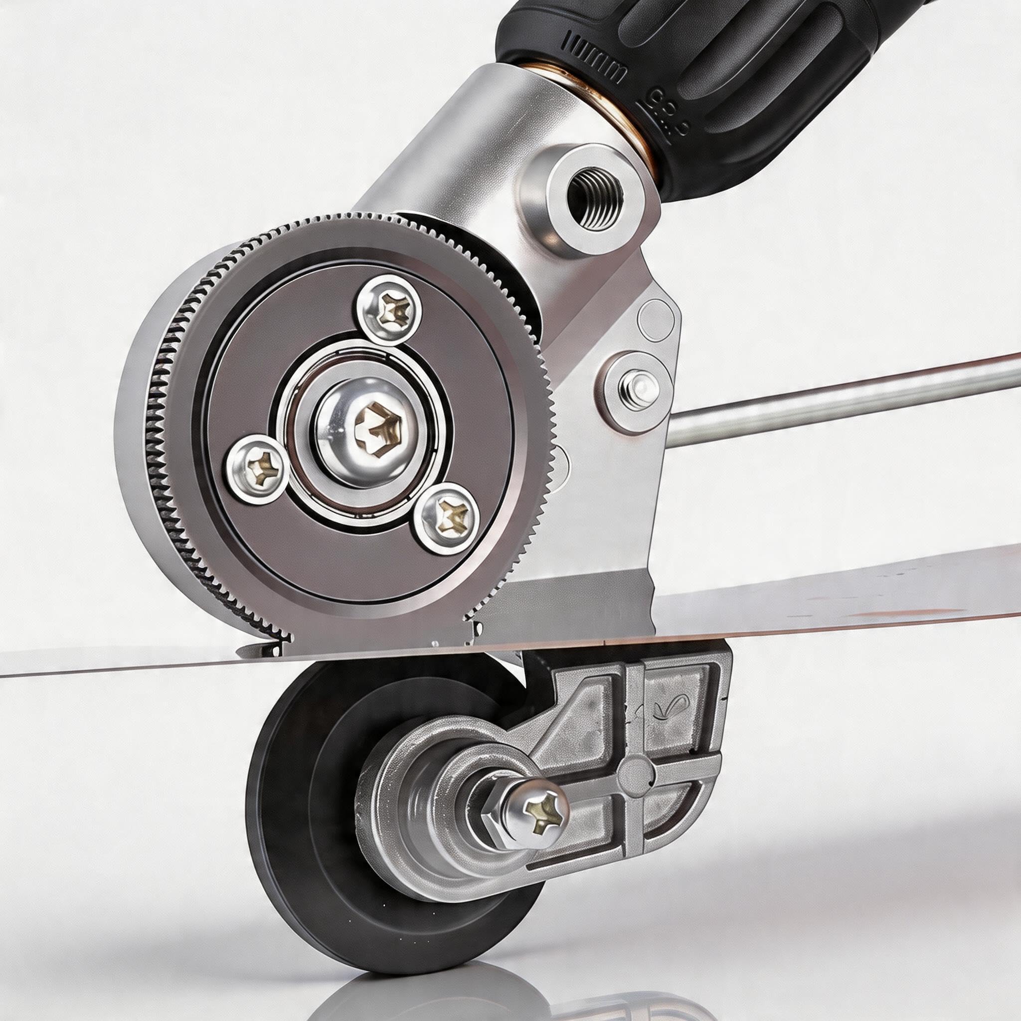 Metal Sheet Cutter Drill Attachment - Electric Shears Nibbler for Iron, Steel, Copper, Aluminum - Heavy Duty Metal Cutting Tool for Power Drill