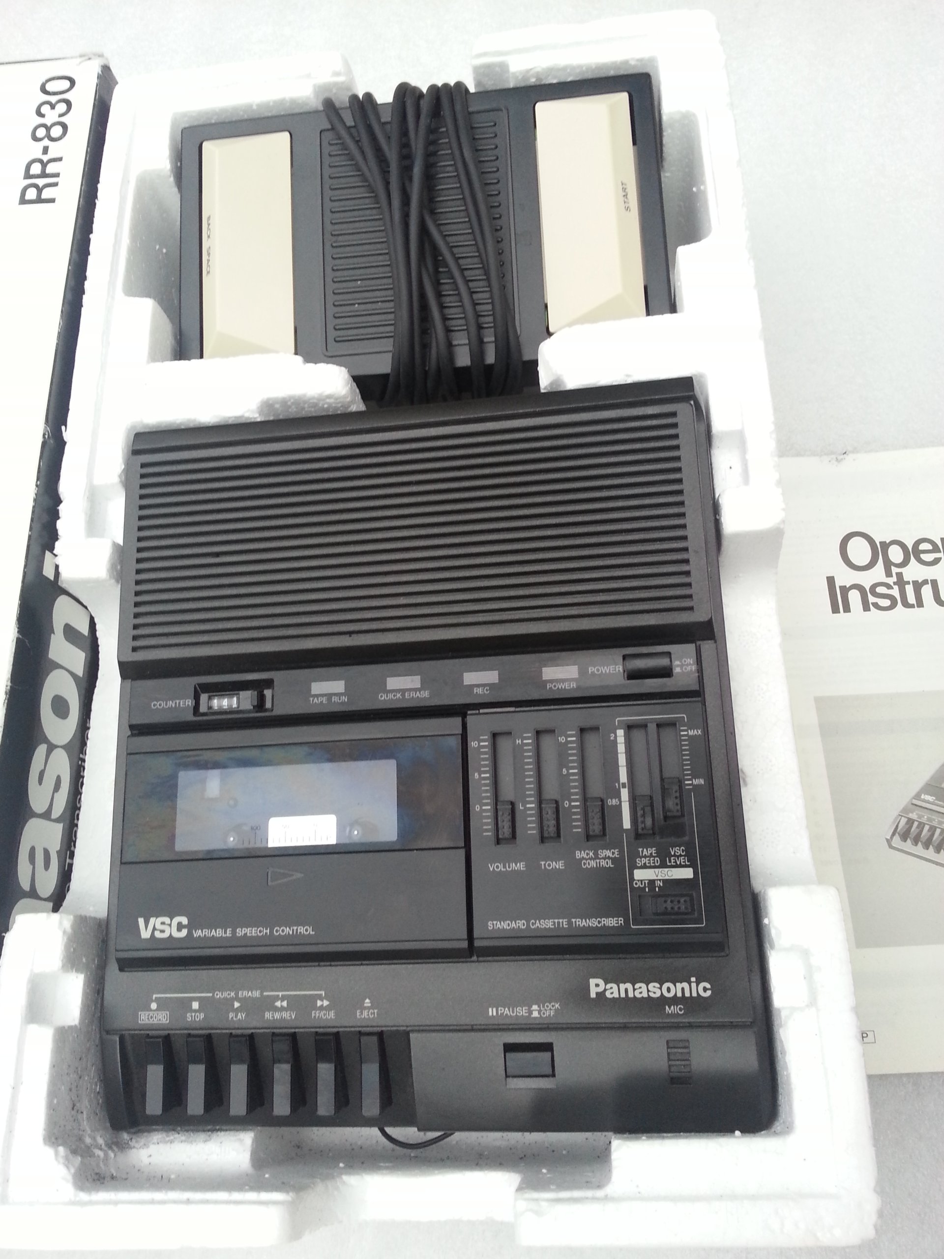 Amazon.com: Panasonic RR830 Transcriber Standard Cassette - RR-830