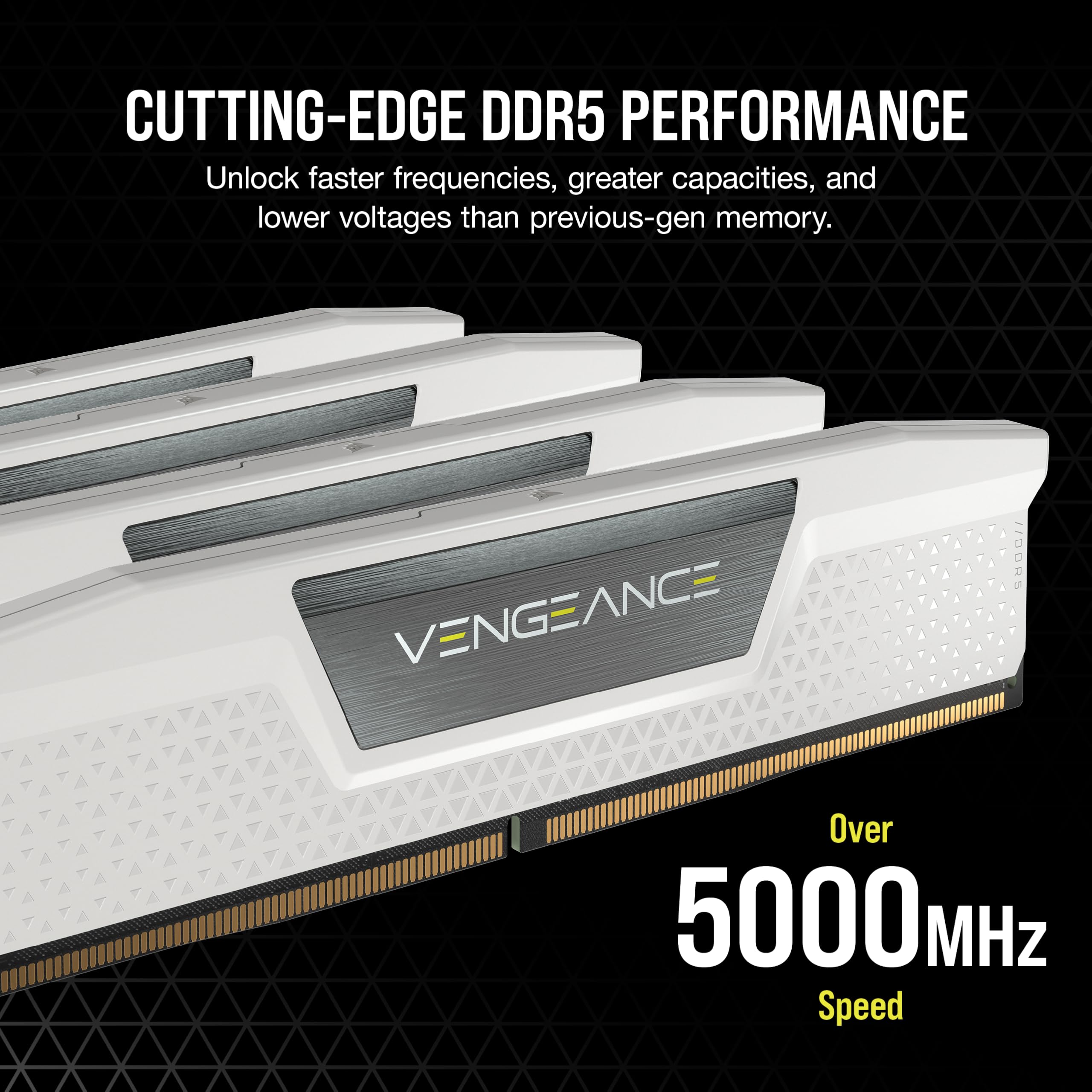 Corsair Vengeance DDR5 64GB (2x32GB) A 6000MHz CL30 – RAM Performante Per AMD E Intel, Dissipatore In Alluminio, Compatibile EXPO E XMP
