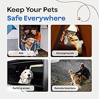 Vista 8 de Waggle Monitor de temperatura para mascotas 4G (Lite) - No necesita WiFi - Aplicación en tiempo real, SMS y alertas de correo electrónico