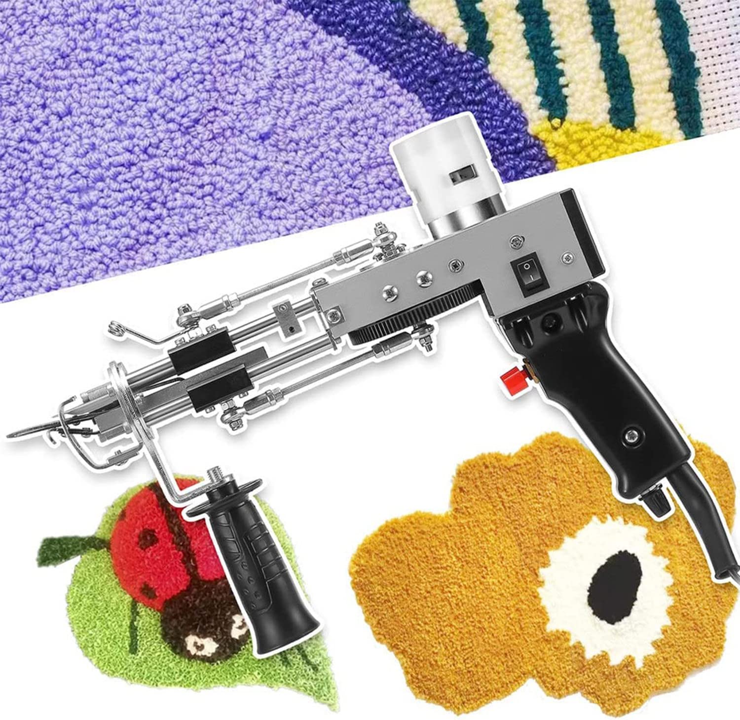 Buy Tufting Cut Pile Starter Kit 2 in 1 Tufting Cut and Loop Pile