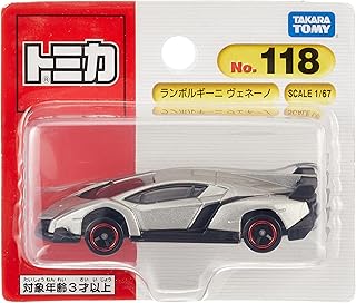 タカラトミー『 トミカ No.118 ランボルギーニ ヴェネーノ(ブリスターパッケージ) 』 ミニカー 車 おもちゃ 3歳以上 ブリスターパッケージ 玩具安全基準合格 STマーク認証 TOMICA TAKARA TOMY