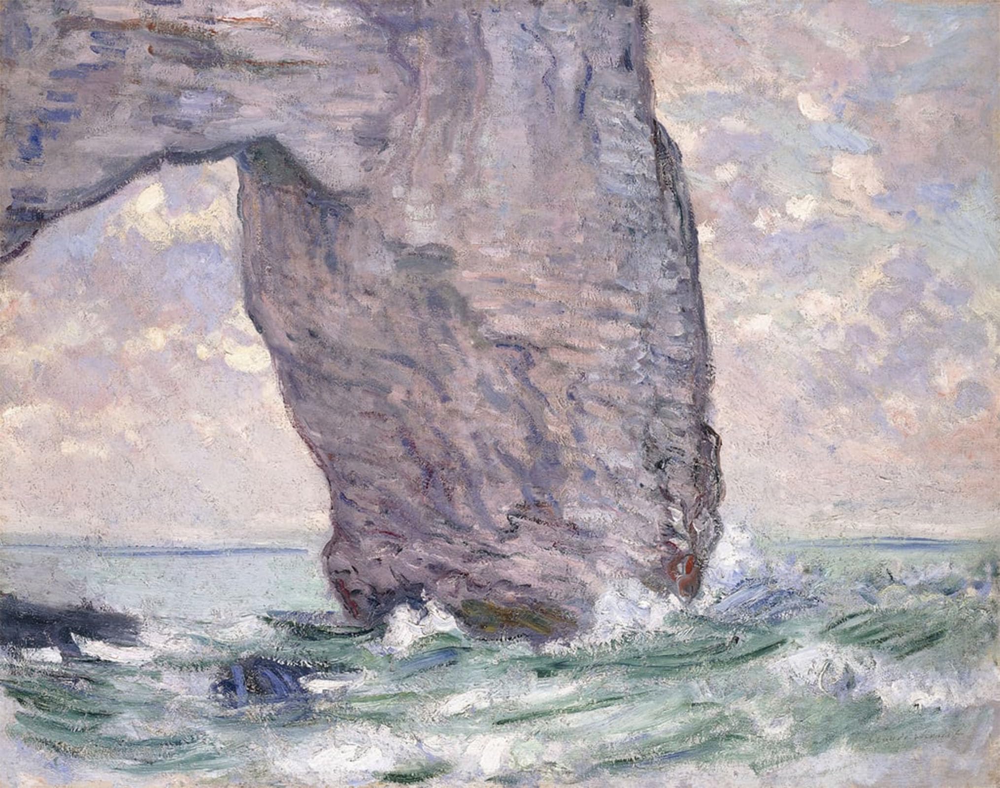 ARTXLXXBN Famous Painting Art Wall Decor Abstract Art Picture the Manneporte Seen From Below by Claude Monet Animal Pictures for Home Decor 60x90cm
