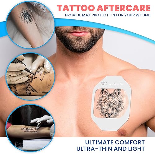 Miniatura 8 de Houseables Waterproof Bandages, Transparent Film Dressing, Waterproof Bandages Post Surgical, for Wound Cover, Showering, Patches for Skin