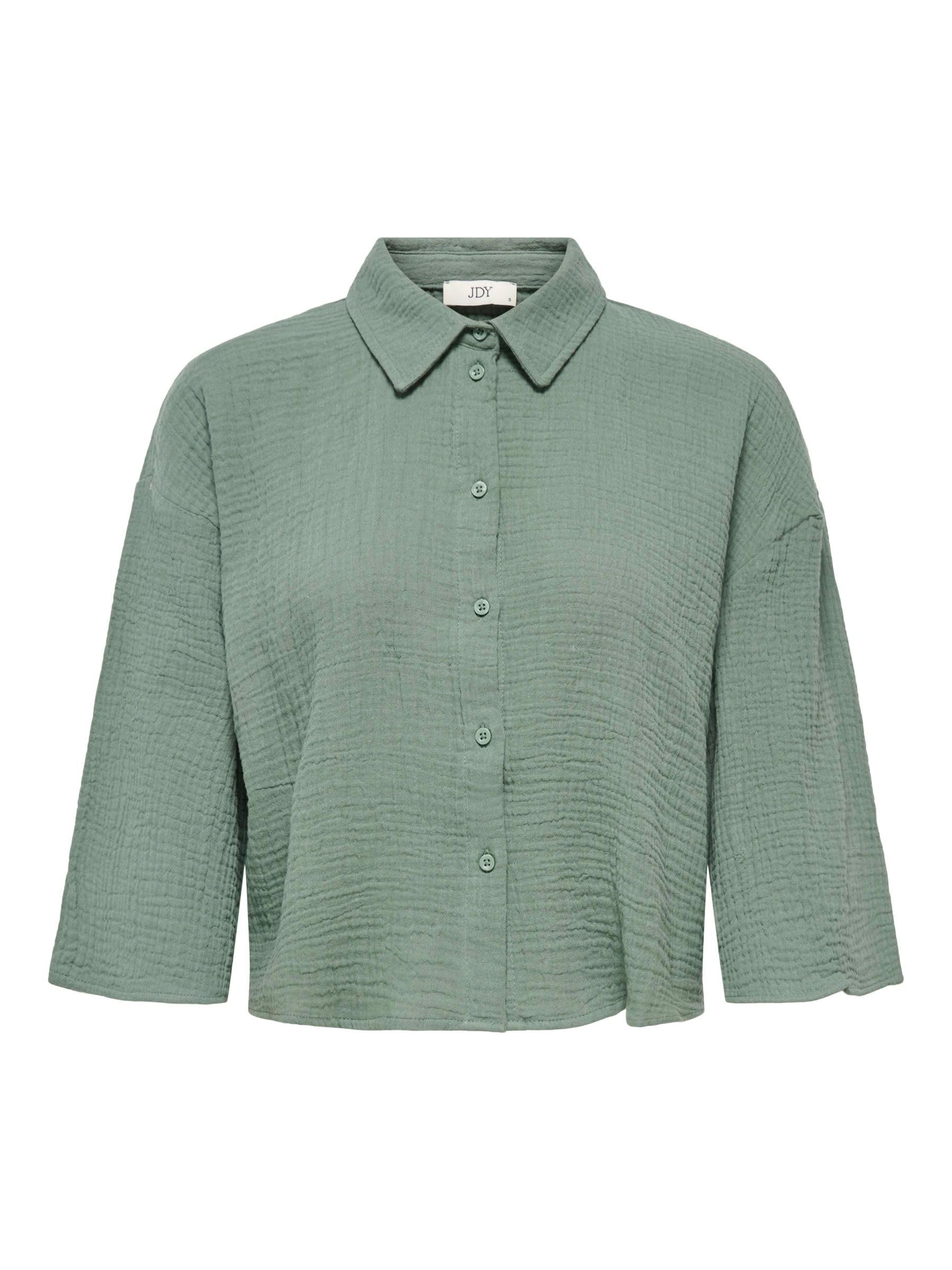 JdY Theis Life 3/4 Crop Shirt WVN Noos, Laurel Wreath, XXL