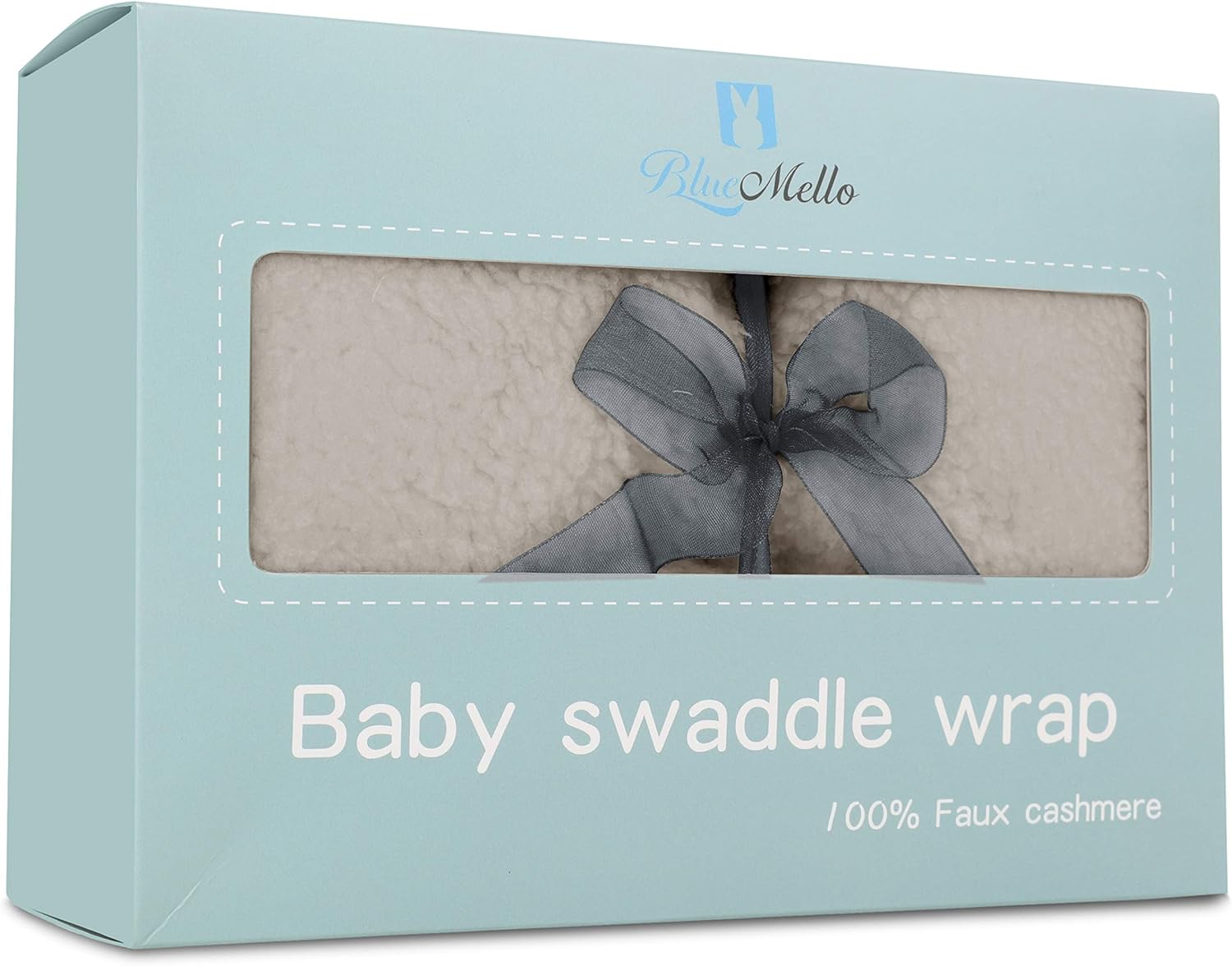 BlueMello Baby Swaddle Blanket | Ultra-Soft Plush Essential for Infants 0-6 Months | Receiving Swaddling Wrap Grey | Ideal Newborn Registry and Toddler Boy Accessories | Perfect Baby Girl Shower Gift 7 81u88Y2RdgL. AC SL1500