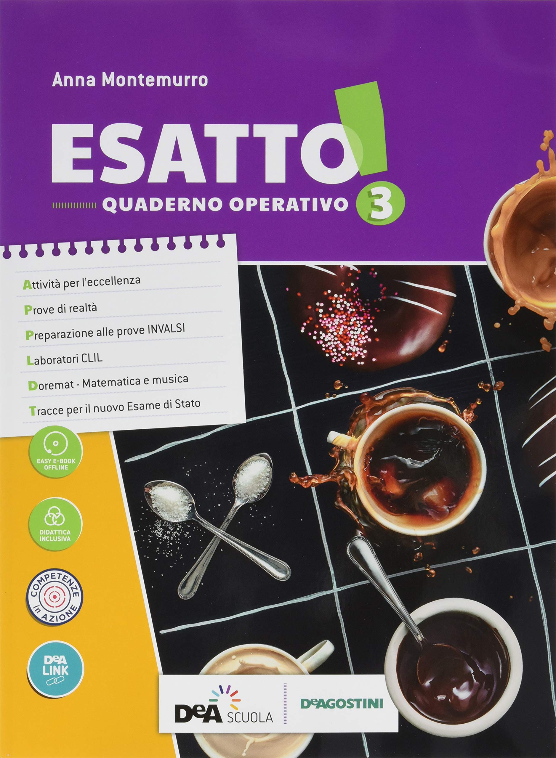 Esatto! Con quaderno operativo e prontuario. Ediz. tematica. Per la Scuola media. Con ebook. Con espansione online. Con DVD-ROM. Algebra-Geometria (Vol. 3)