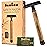 Bambaw Single Blade Razors for Men & Women, Bamboo Razor with 5 Blades, Double Edge Safety Razor, Eco-Friendly, Reusable & Plastic Free - Slim Bamboo Black