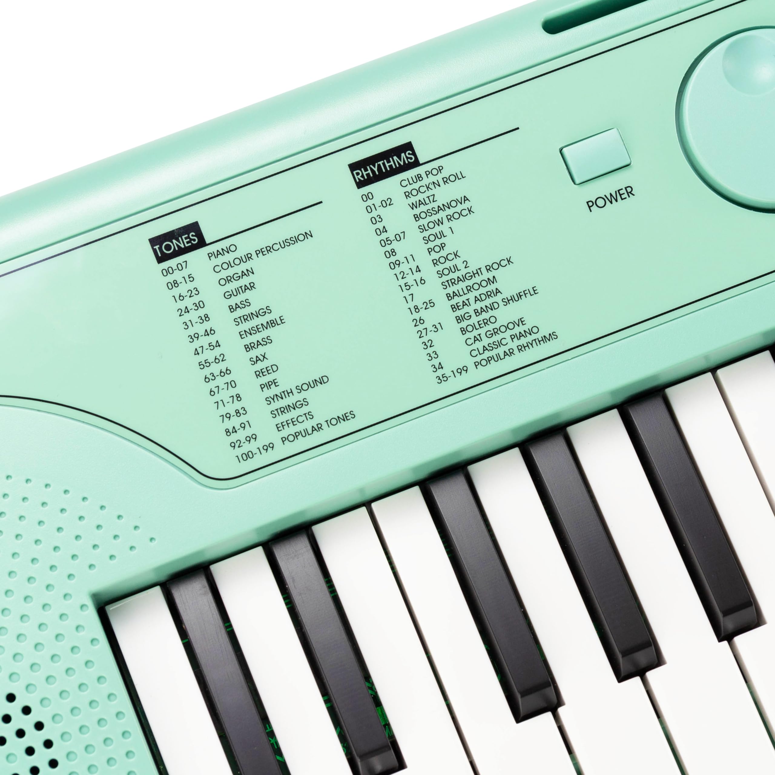 RockJam 49 Key USB Keyboard Piano with Lessons & Keynote Stickers