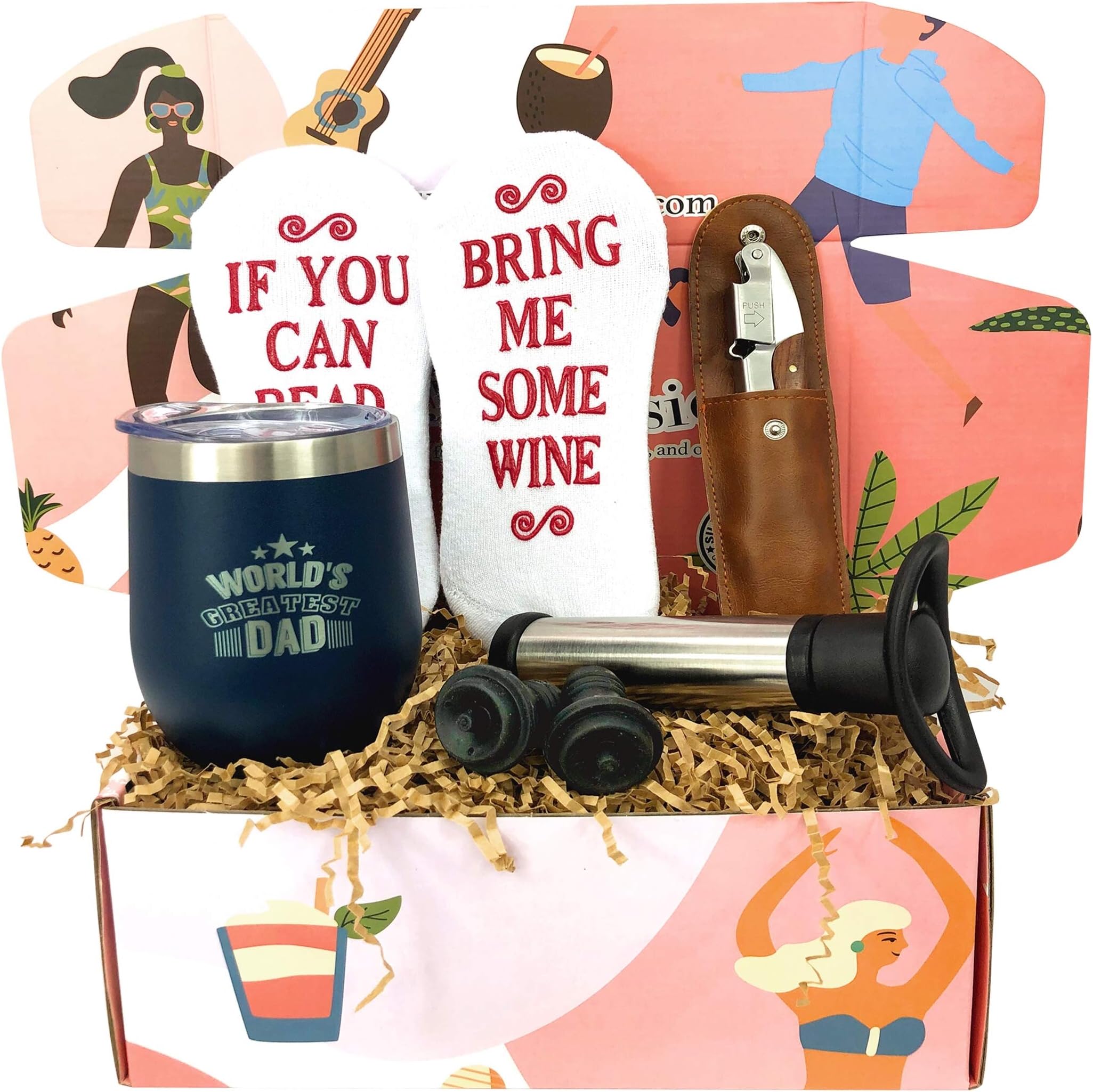 "The Hero Box"-Gift Set for Loving Fathers-Packed with Fun Items for your Hero Dad. by Silly Obsessions