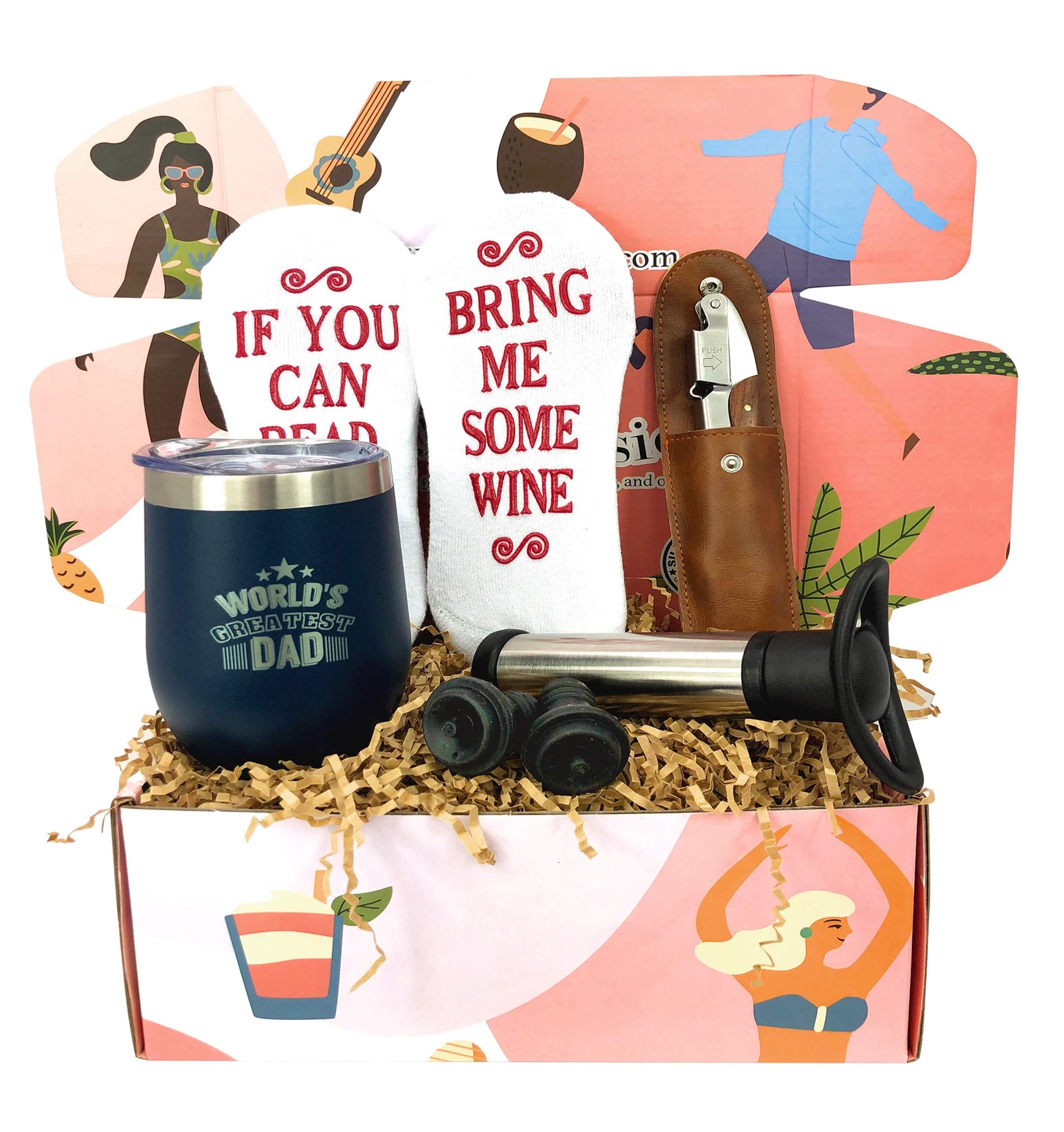 "The Hero Box"-Gift Set for Loving Fathers-Packed with Fun Items for your Hero Dad. by Silly Obsessions