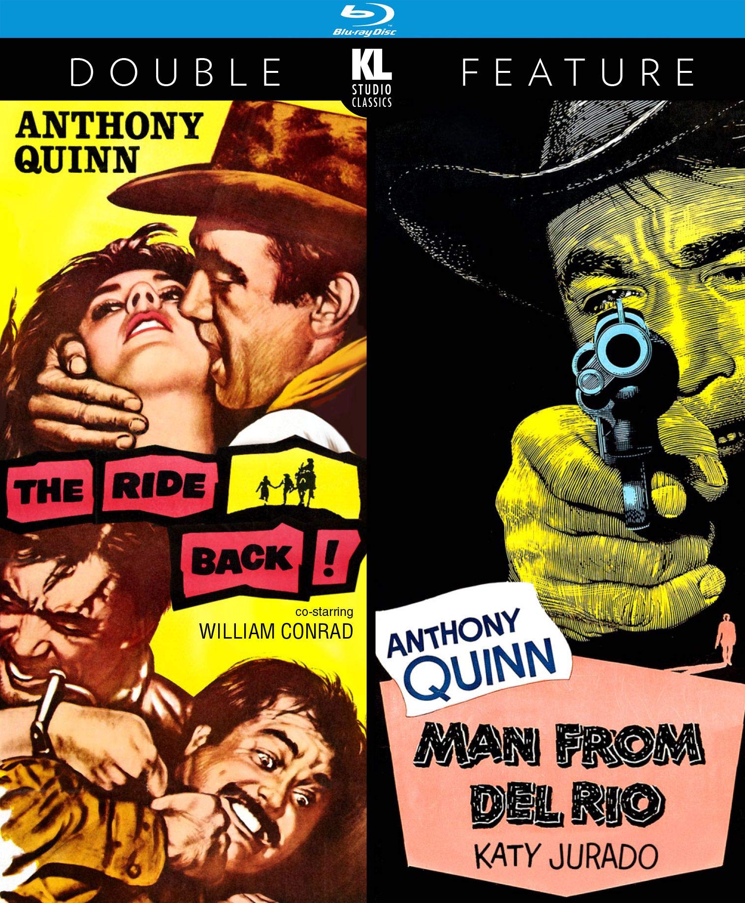 Man From Del Rio | The Ride Back - Anthony Quinn Western Double Feature [Blu-ray]