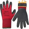 LOCCEF 2 Pairs Winter Work Gloves for Men and Women, Freezer Gloves for Work Below Zero, Thermal Insulated, Super Grip (8/M)