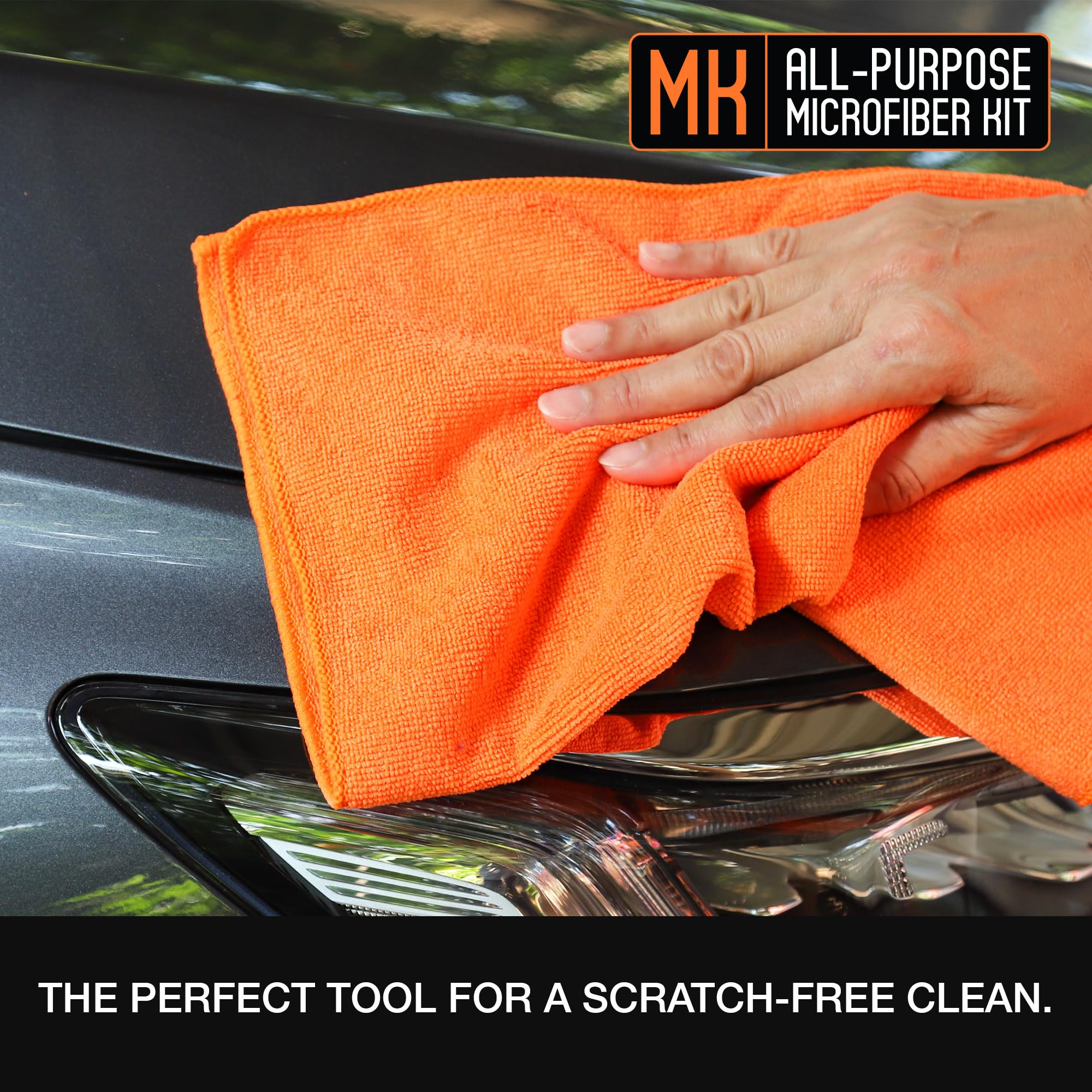 Suds Lab Premium Microfiber Towels for Car Detailing Cleaning Washing Polishing - 16x16 Ultra-Soft Edgeless Scratch-Free Cloth Dual-Weave — view 2