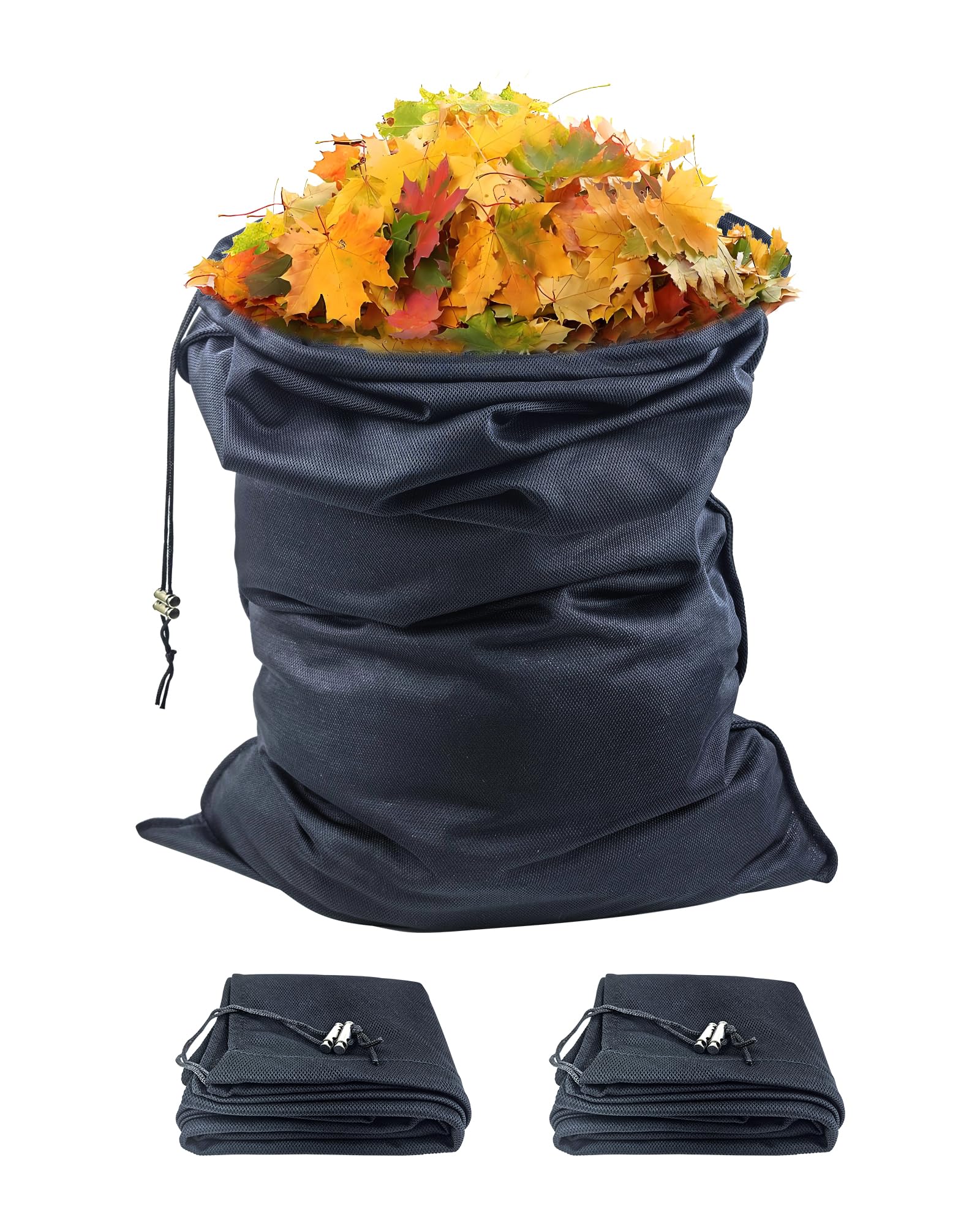 2-Pack Chipper Shredder Bag &amp; Universal Fit Wood Chipper Bag Heavy Duty Reusable Collection Bags for Wood Chippers Leaf Shredder