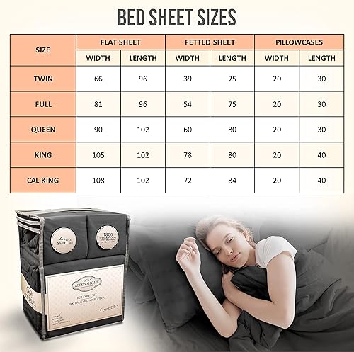 Miniatura 6 de Juego de sábanas prémium tamaño California King, ropa de cama de hotel de lujo, sábanas refrescantes con correas elásticas en las esquinas de hasta