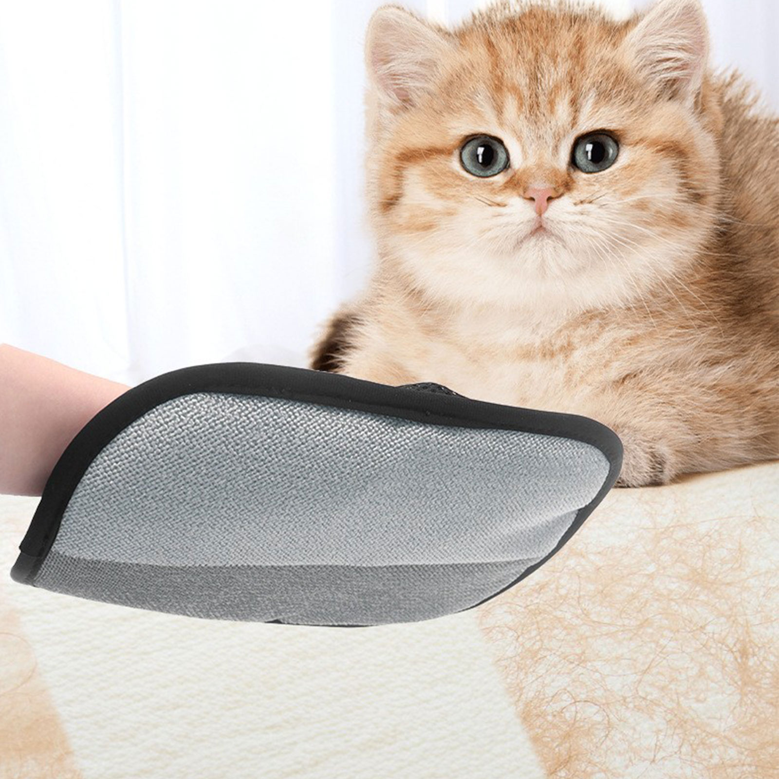 2pcs Gant Anti Poil+3 In 1 Pet Hair Removal Tool, Gant