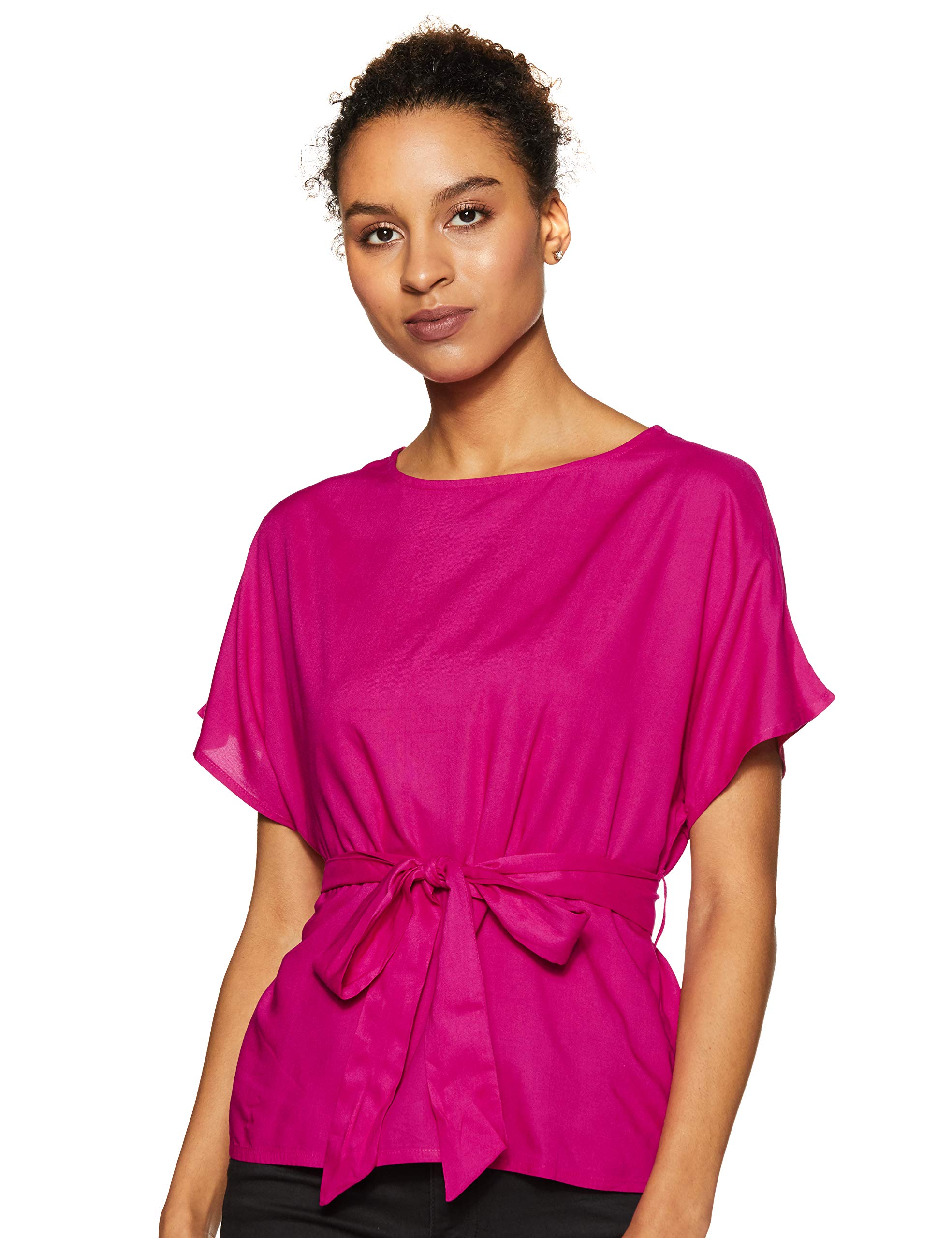 Amazon Brand - SymbolWomen's Solid Regular Fit Top