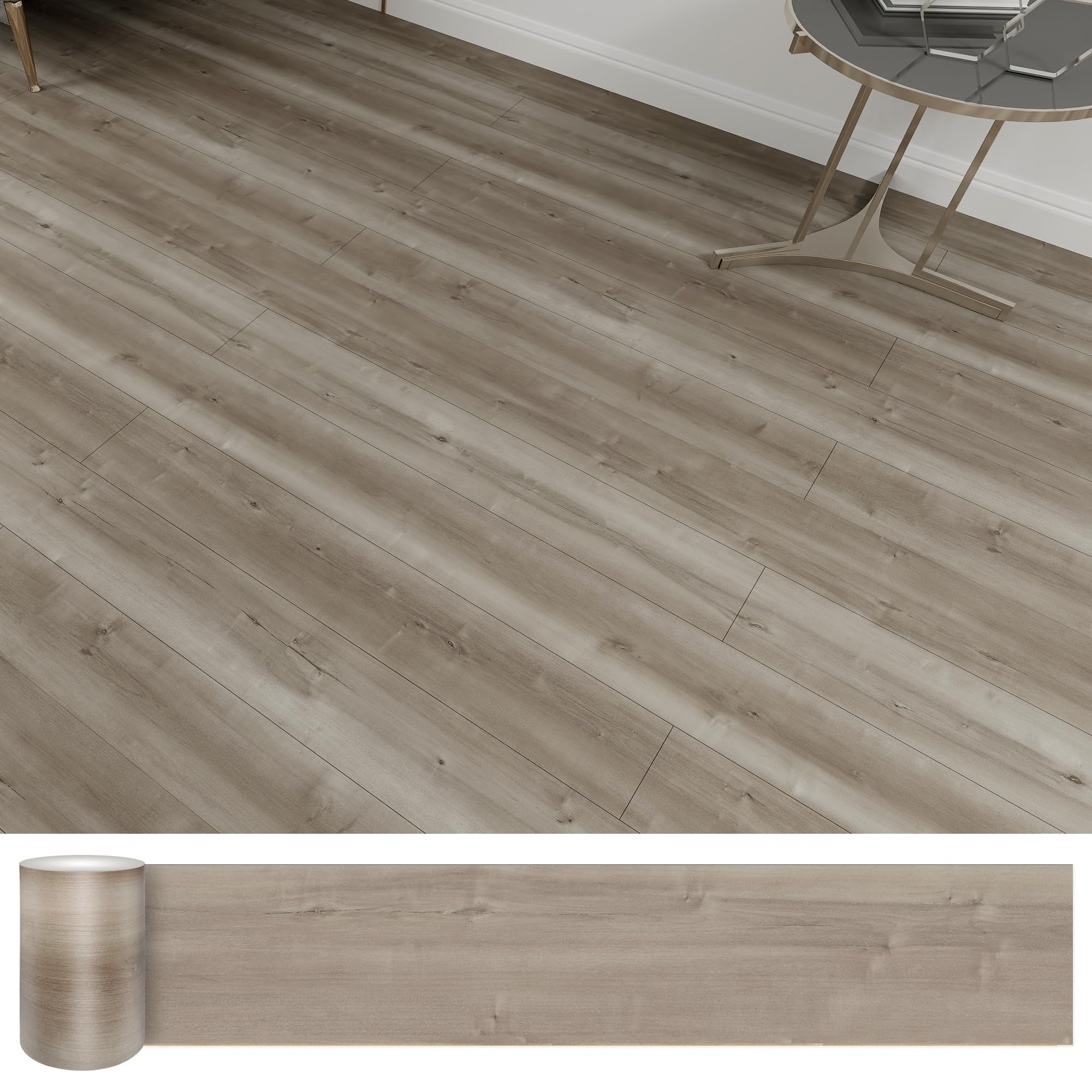 Lareko Winter Grey Peel and Stick Floor Tiles