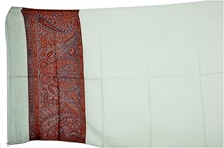 Wool Scarf With Floral Prints with Solid Borders For Women Available In Various Feminine Colors