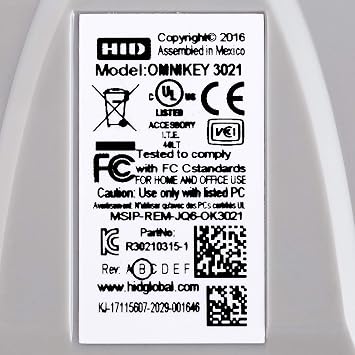 HID Global R30210315-1 OMNIKEY 3021 usb ROHS CONF for Printer
