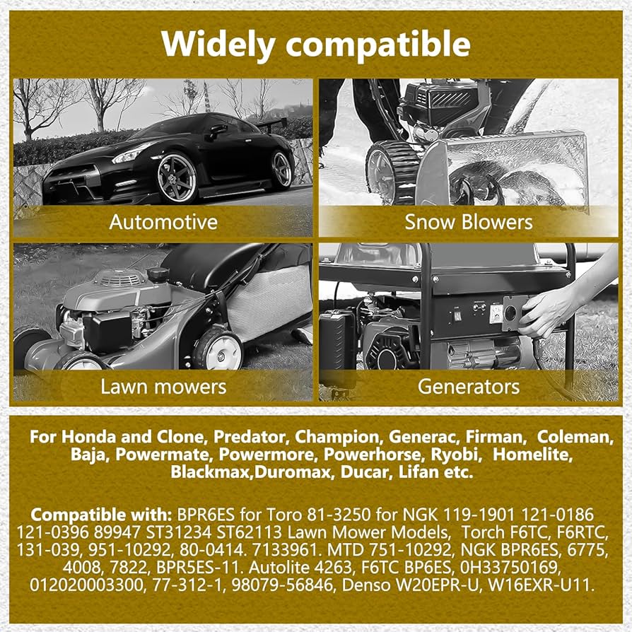 SAURUS PLUG’N’’62BC62-3＆Abu5000C Classic Amazon.com : LEFITPA 2 Pack Replacement Spark Plug for Toro