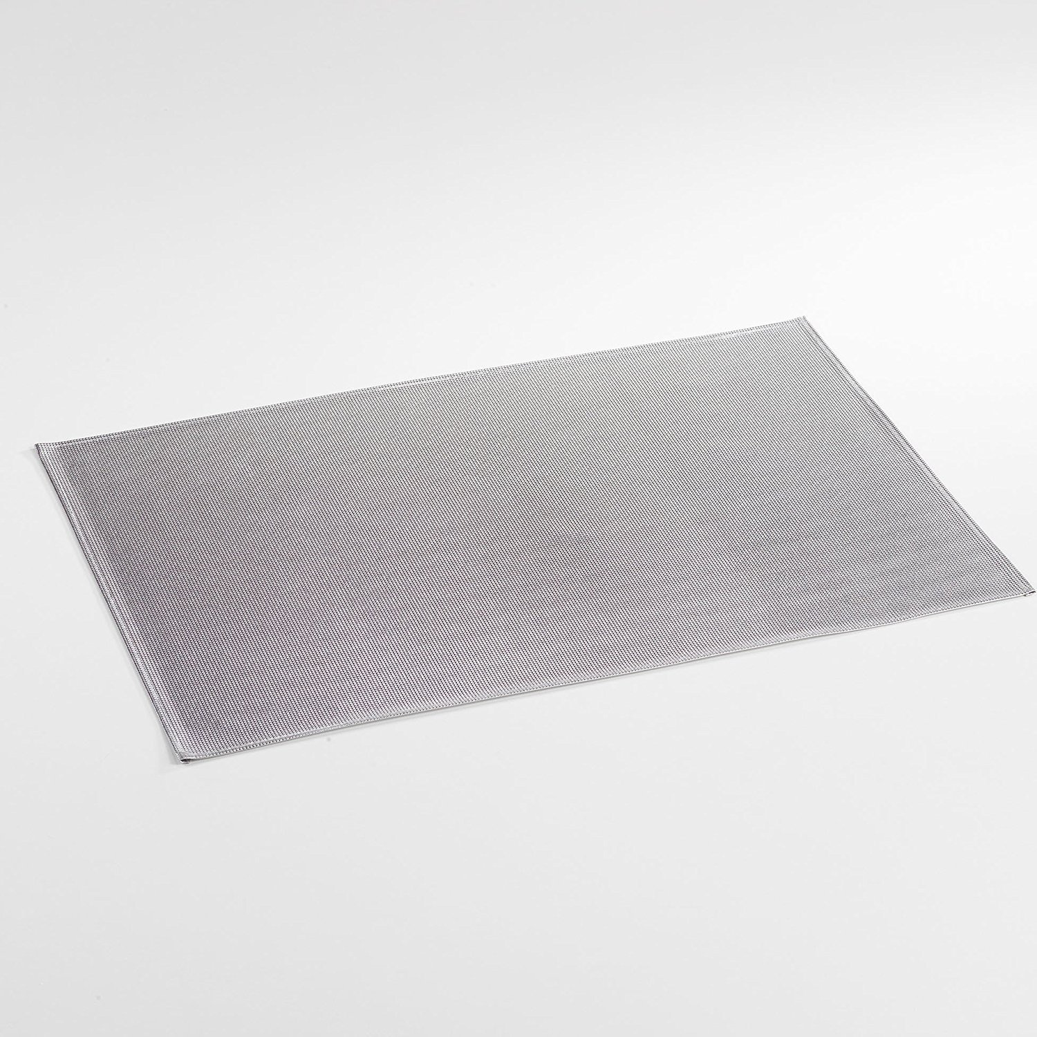 Douceur d'Intérieur Décor Line 1790218 PVC Placemat, Silver, 45 x 30 cm, PVC, Silver, 30 x 45 cm