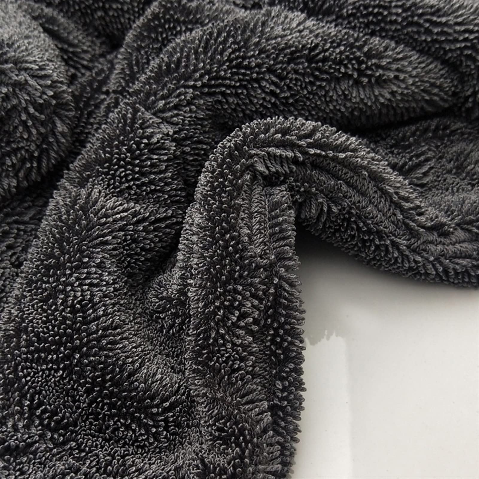 TRUSTTWO Trenza tela de lavado de autos toalla de microfibra toallitas de automóvil suave toallitas de limpieza de automóviles engrosadas herramientas de absorción de toallas que pulieran la depilació