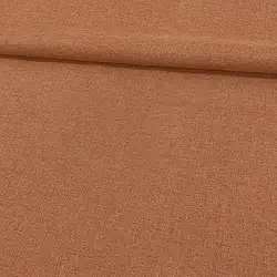 Tecido Linho Linen Look Laranja Terracota 1,40m largura