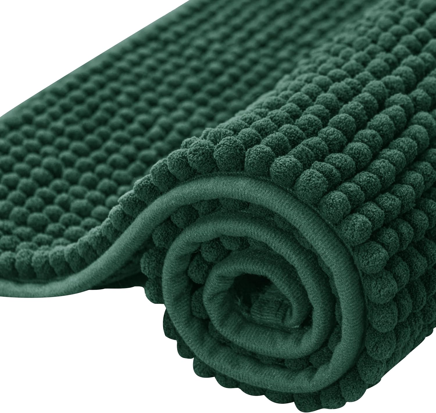SUBRTEX Bathroom Rugs, 24" x 36" Chenille Bath Rug Soft Short Plush Bath Mat Soft Shower Mat Water Absorbent Shower Mat Quick Dry Machine Washable, Celadon Celadon 36"x 24"