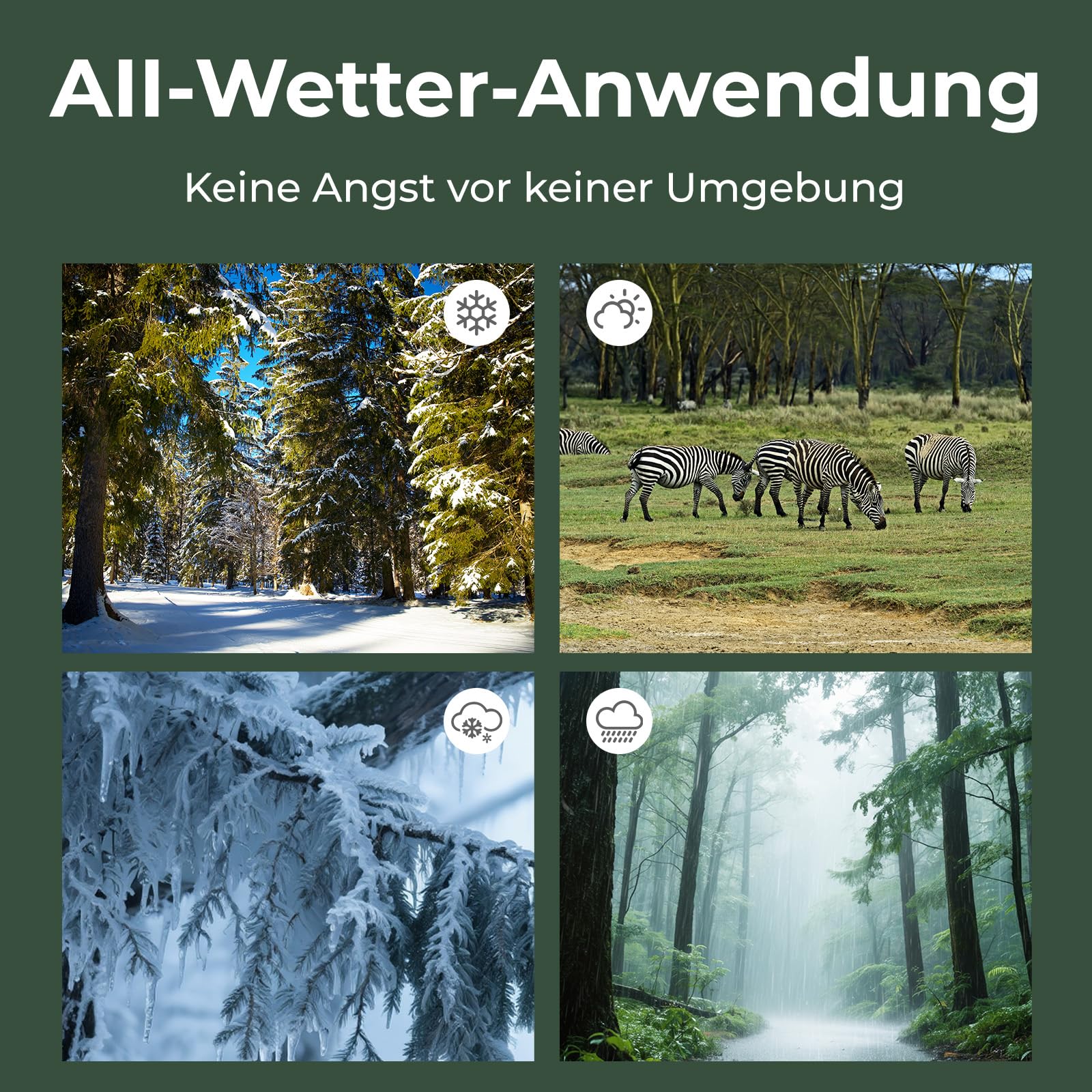 VOOPEAK Duales Objektiv Solar Wildkamera WLAN 4K 60MP, Sternenlicht Nachtsicht Wildkamera mit Handyübertragung APP, Wildtierkamera mit Nachtsicht Bewegungsmelder 0,1S Auslösezeit IP66 Wasserdicht