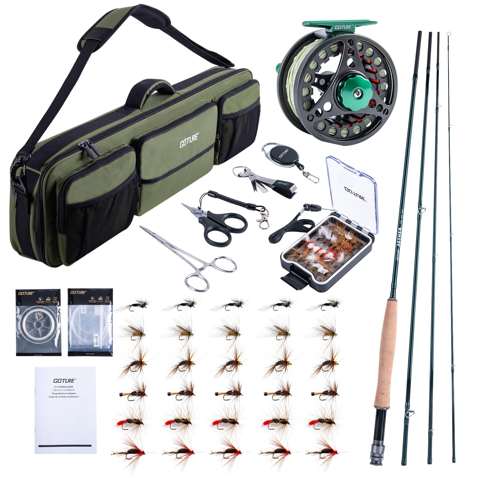Best Rod And Reel For Trout Fishing – Goture Fishing Rod and Reel Combos, 2-Piece ... - Amazon.com