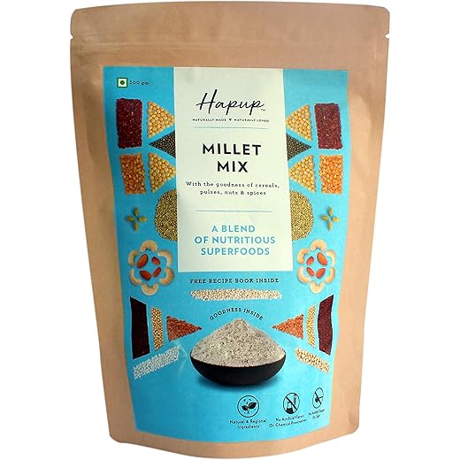 Hapup Millet Mix - Kids Nutrition - 500 Gm