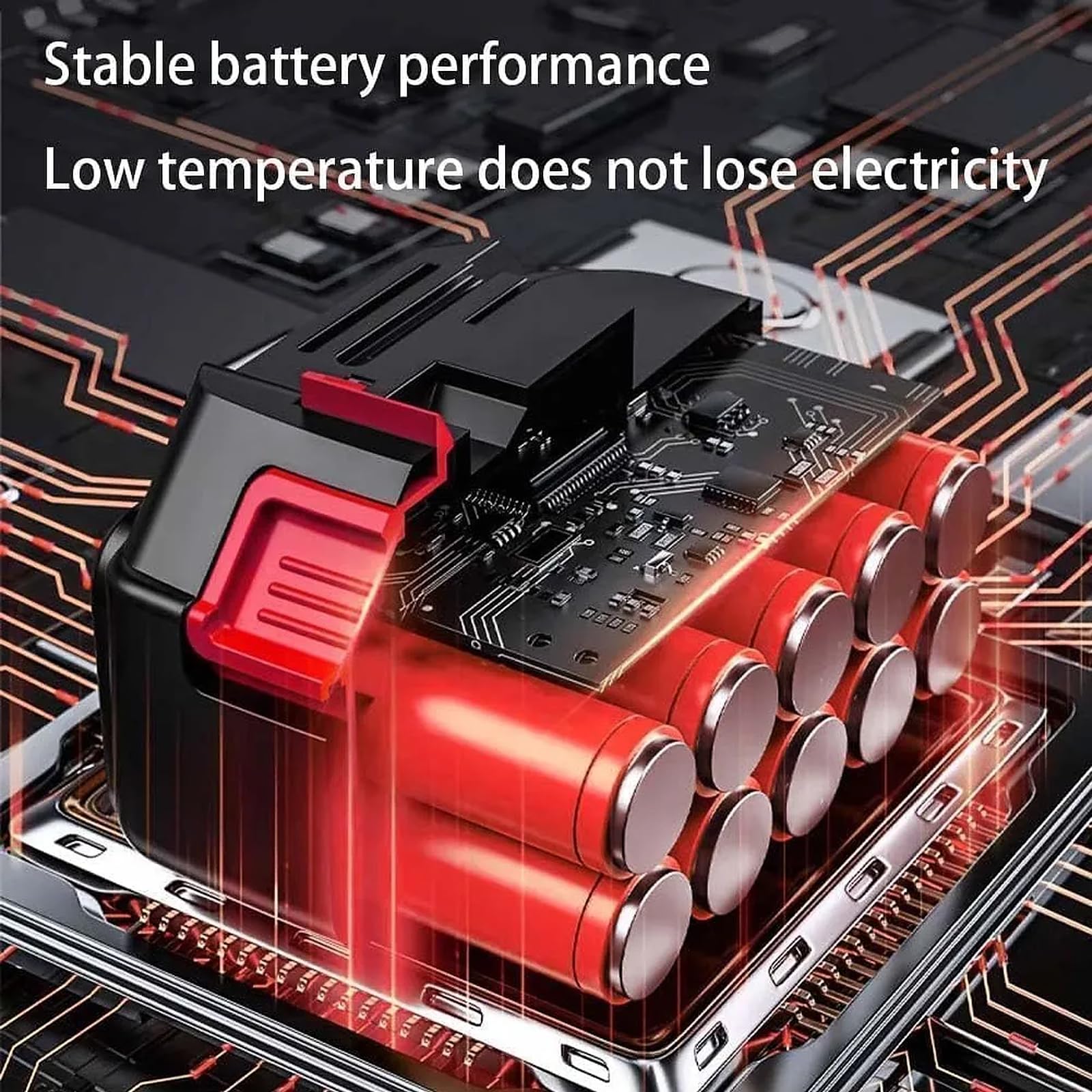 Bezprzewodowa dmuchawa turbo, 18 0000 obr./min, przenośna elektryczna dmuchawa powietrza do czyszczenia, suszenia liści, patio i komputera z 2 akumulatorami