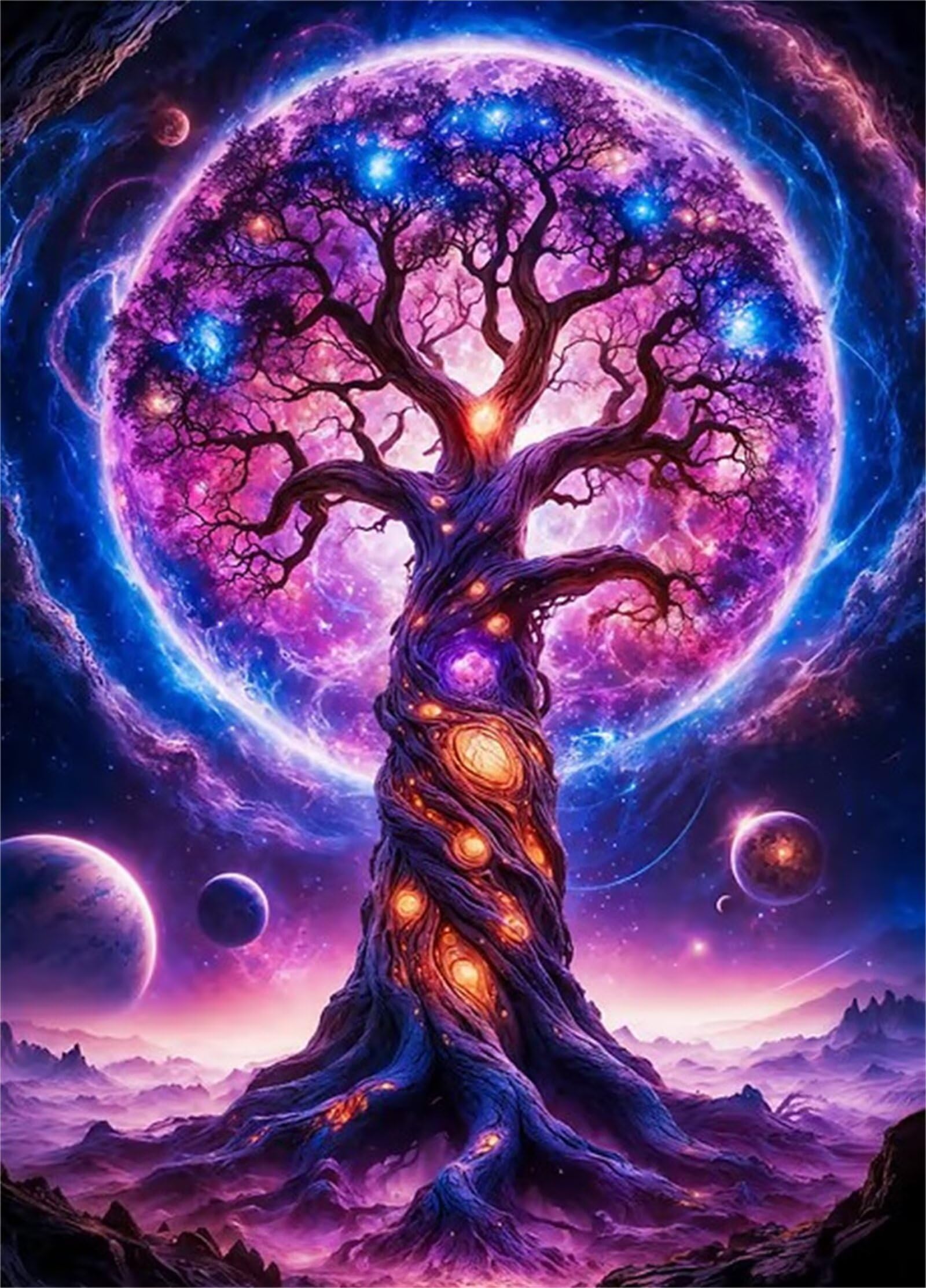 Puzzle 1000 elementów, niesamowite drzewo życia puzzle dla dorosłych, puzzle sztuka dla dorosłych, gry relaksacyjne i inteligencja, puzzle do gry rodzinnej prezent
