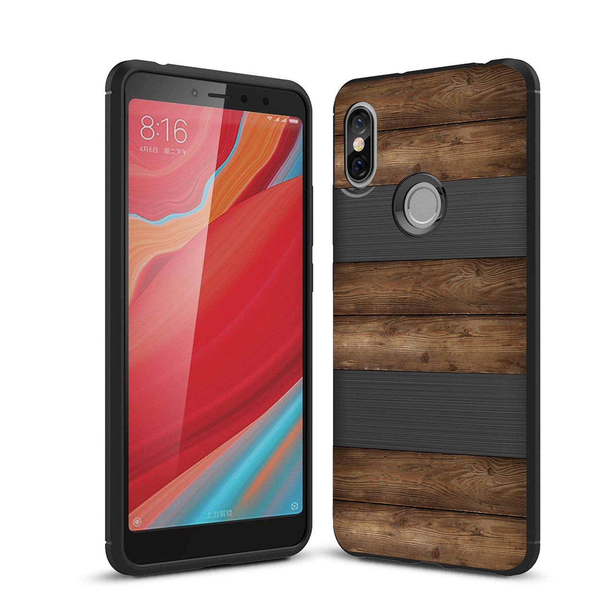 Fashionury Strips of Wooden Designer Printed Rugged Armor (Rubber) Soft Back Case Cover for Xiaomi Redmi Y2/Mi Redmi Y2 Back Cover/Redmi Y2 (B07M6ZDMT4) Amazon Price History, Amazon Price Tracker
