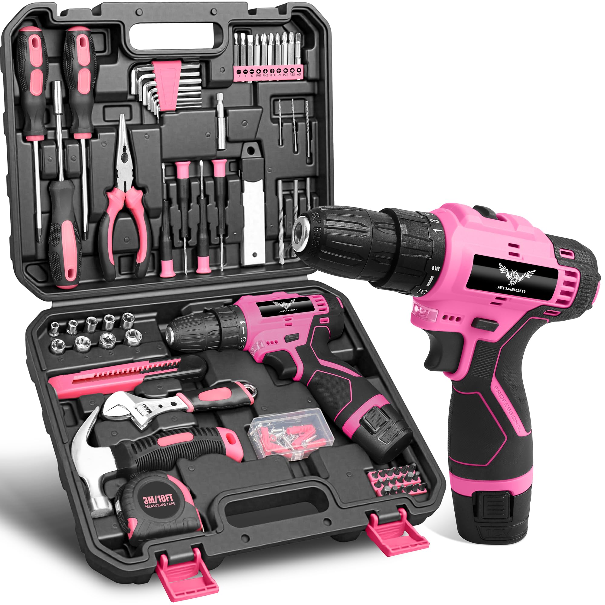 Pink Tool Set (151-Piece)