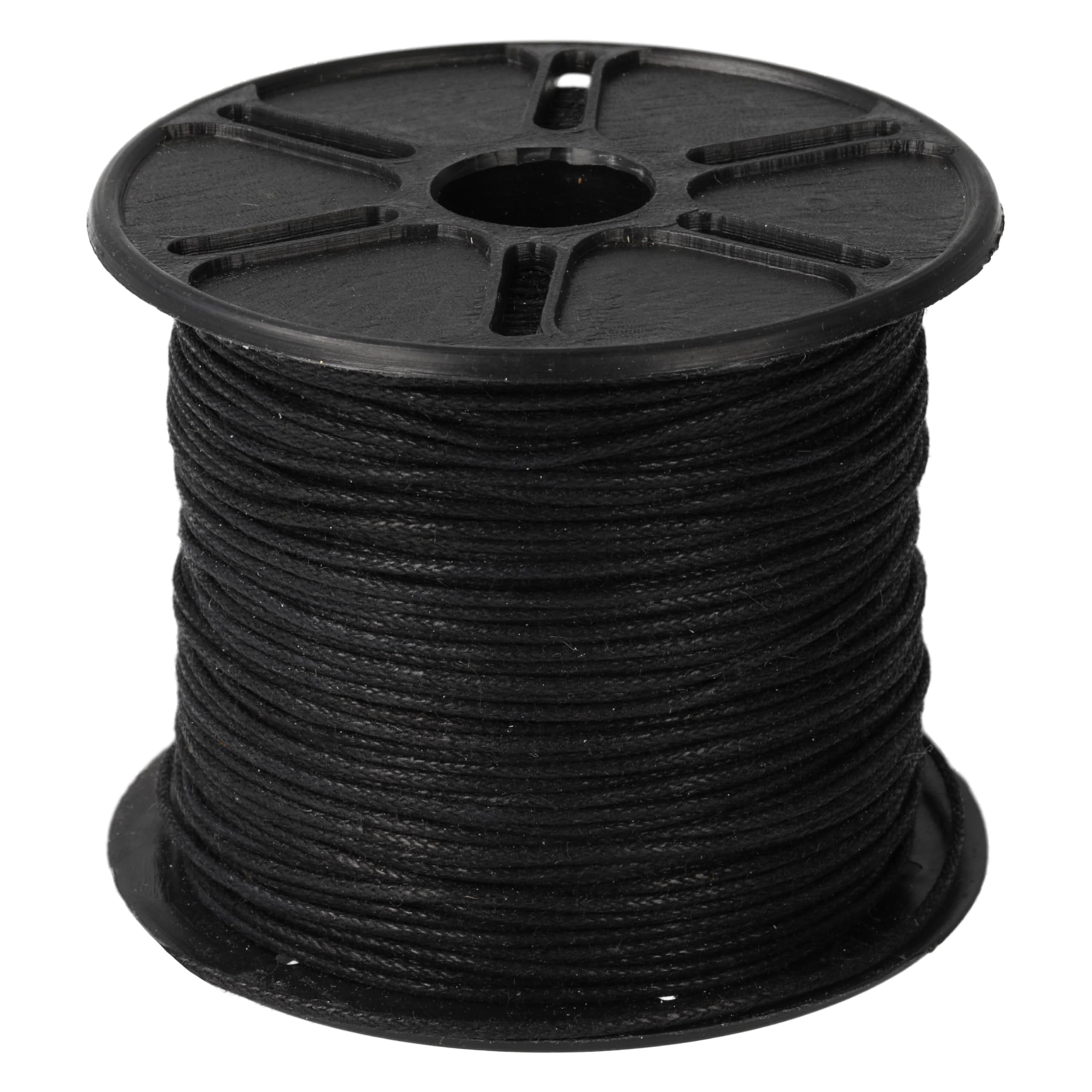 Hilo negro resistente de algodón para tus diseños de macramé y joyería artesanal The Beadsmith