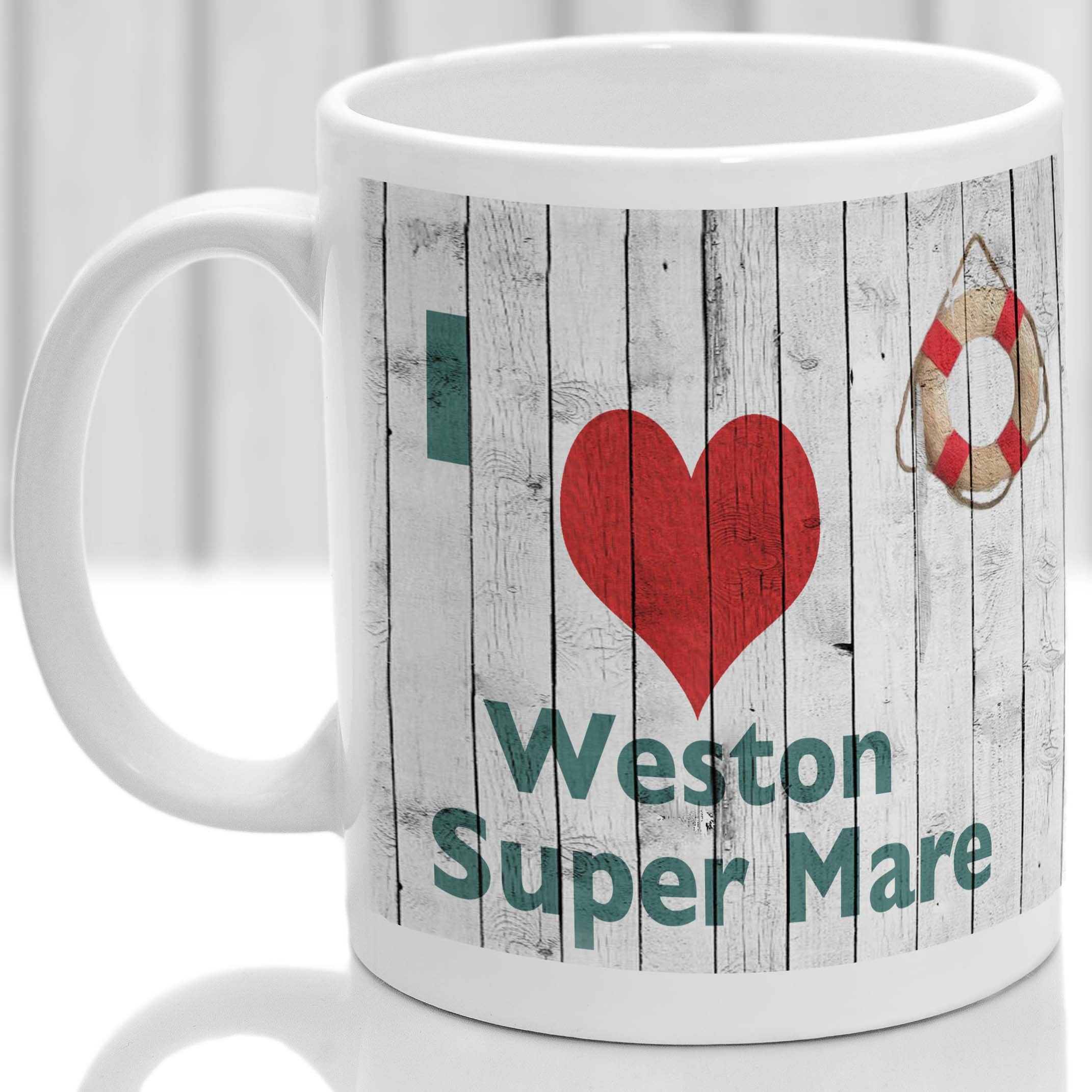 Weston Super Mare Mug, Gift to Remember Somerset, Ideal Present,Custom Design.
