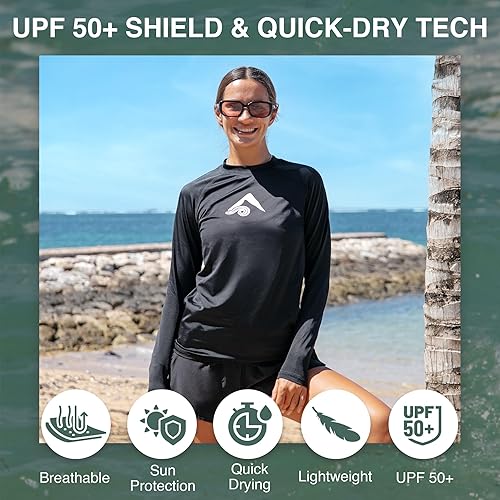 Miniatura 2 de Kanu Surf Rashguard de manga larga Keri UPF 50+ para mujer