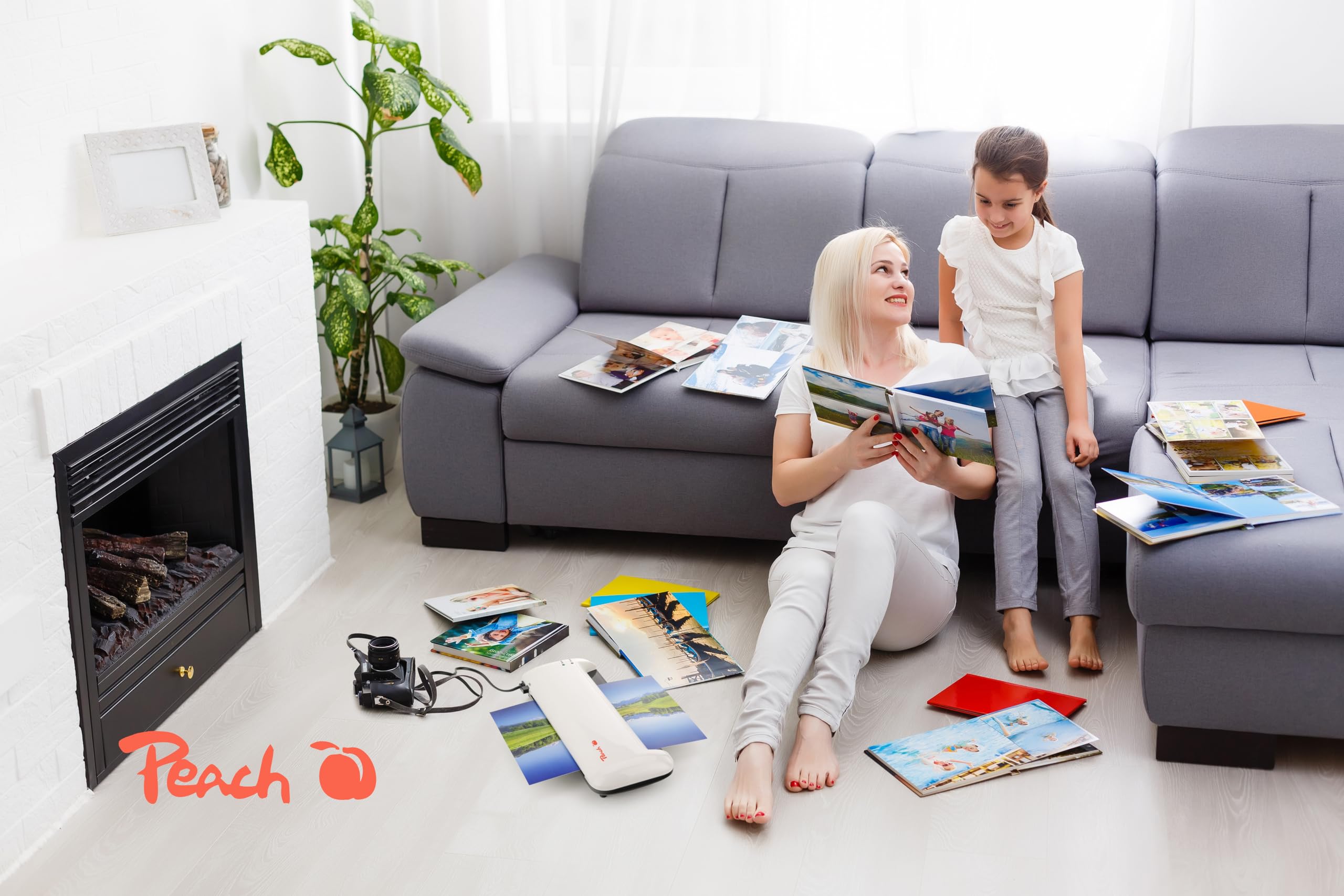 Peach Laminator A4 – w zestawie 210 folii do laminowania gratis – dwa razy szybciej niż inne – laminuje ponad 1,5 strony A4 na minutę – nadaje się do wszystkich dostępnych na rynku folii — PL750