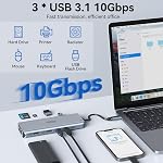 Docking Station for Laptop Dual Monitor,Selore 13-in-1 USB C Hub Multiport Adapter with 2HDMI,DisplayPort, Ethernet, 100W PD, USB-C/A Port, SD/TF Mic/Audio for Windows/MacBook/Dell/Surface/HP/Lenovo