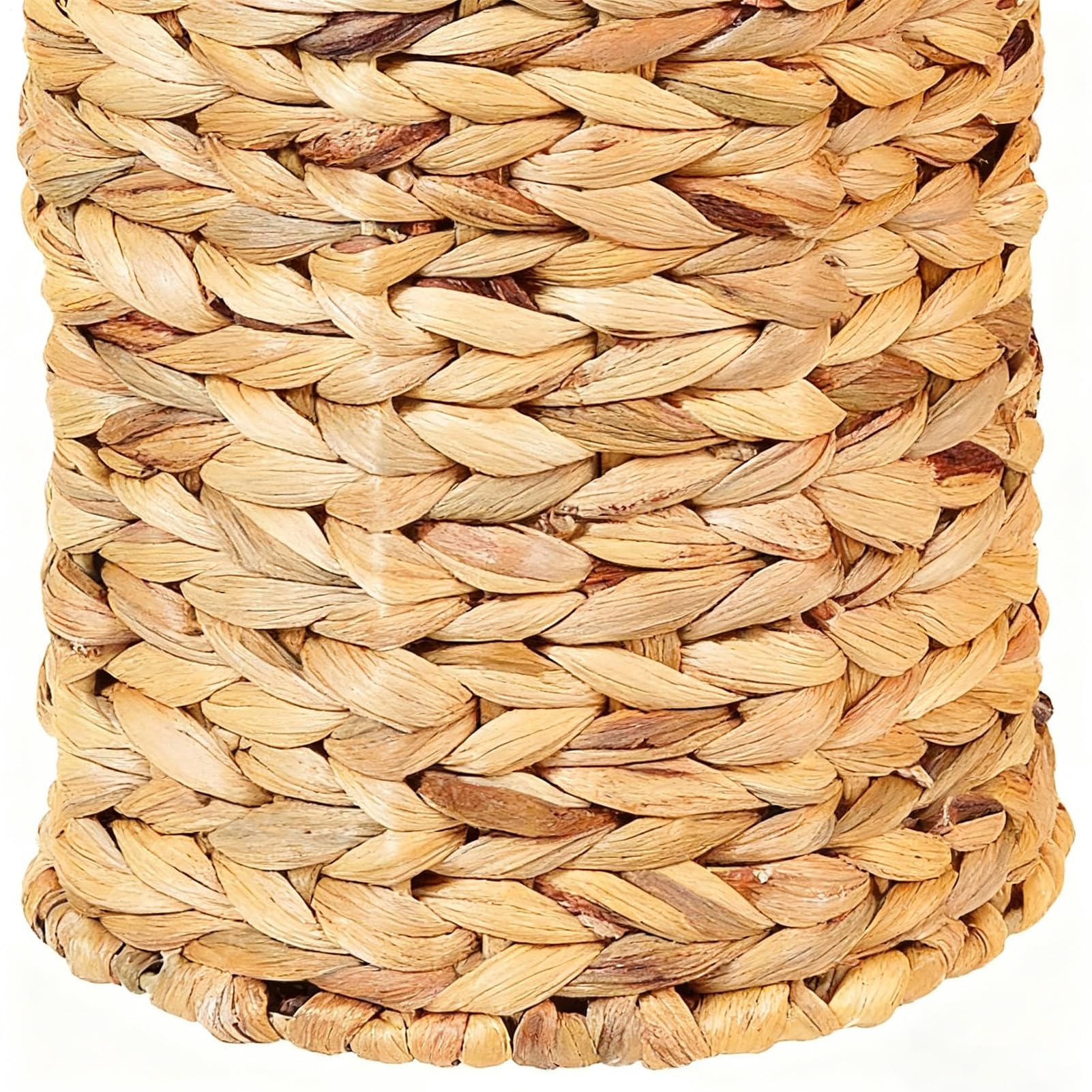 Pattumiera Intrecciata, Elegante Organizzatore, 31,5x19 Cm, Decorazione Rustica Per La Casa Con Di, Pattumiera Decorativa Con Coperchio, Facile Da Usare, Per Cucina, Camera Da L