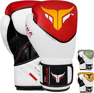 Boxing Gloves for Men & Women MMA, Muay Thai, Kickboxing & Training Gloves Punching Gloves for Sparring & Fitness