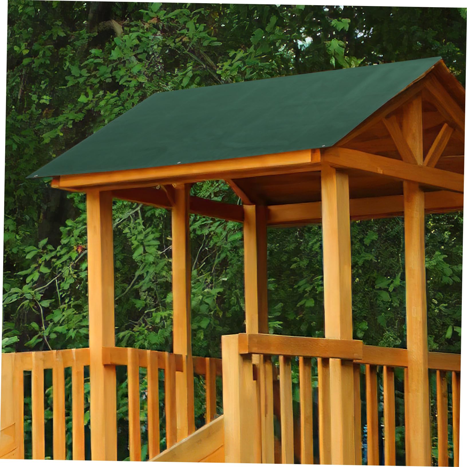 Housse de Protection pour Balancelle de Patio Extérieur Oxford Vert