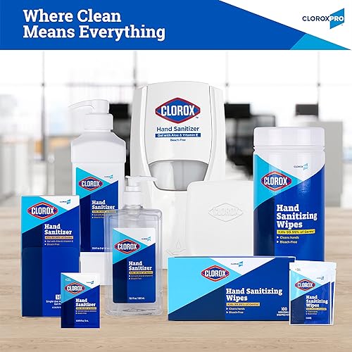 Miniatura 5 de CLOROX Pro - Dispensador automático de gel desinfectante de manos para montaje en pared, solución sin blanqueador, para uso en oficina y comercial,