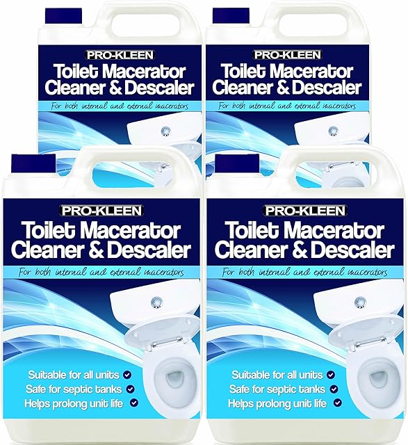 20L of Pro-Kleen Toilet Macerator Cleaner & Descaler | Highly Concentrated, Long-Lasting Formula | Compatible With All Saniflo Pump Units, Toilets & Urinals | Helps Prolong Life of Unit